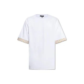 VERSACE Embellished cuffs T shirt