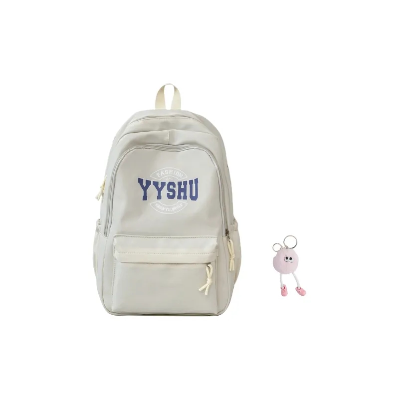 BRABOSTON Nylon Backpack Regular Unisex White/Black/Pink/Red/Blue-0