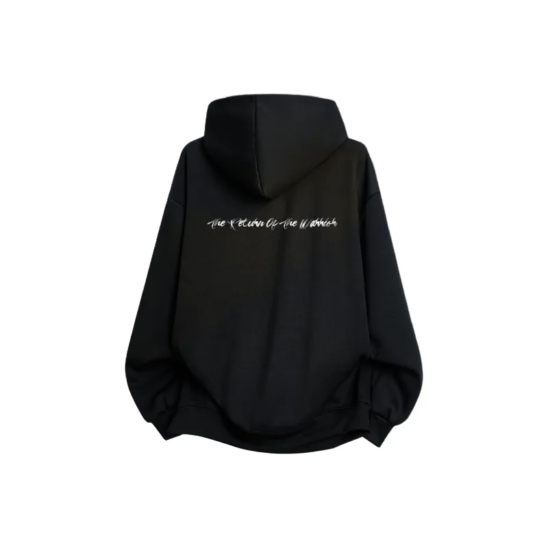 Warrior Huichao Riding The Wind Collection Sweatshirt Unisex Black-2