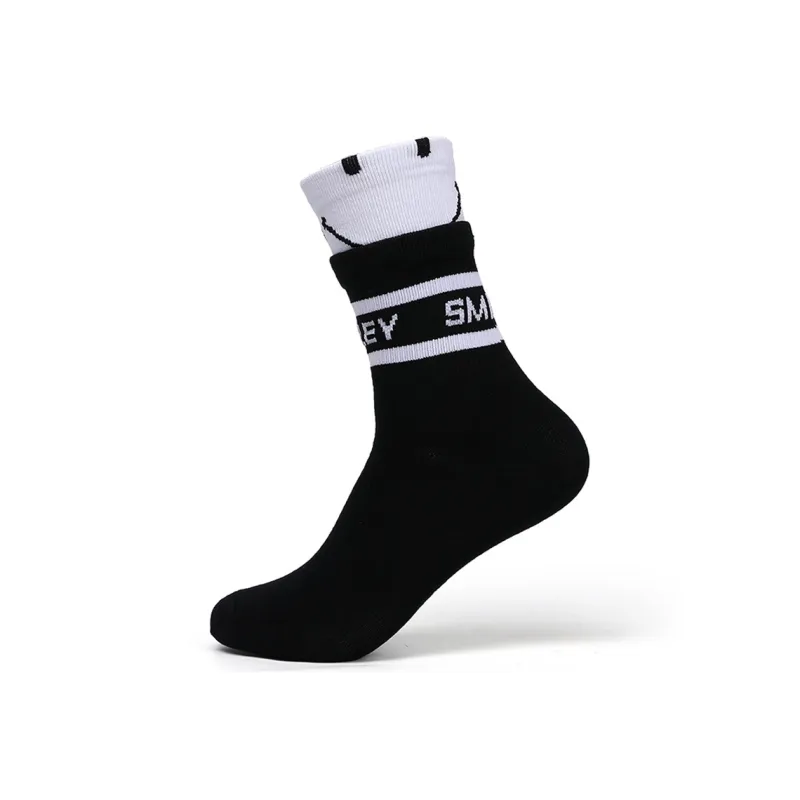 SMILEY Mid Calf Socks Unisex Combo Set-0