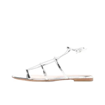 GIANVITO ROSSI One Strap Sandals Women's Silver