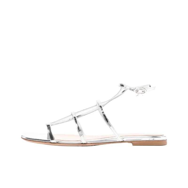 GIANVITO ROSSI One Strap Sandals Women's Silver-0