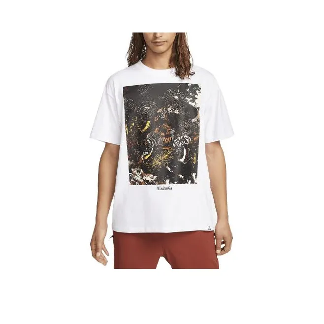 Nike T Shirts Men White-0