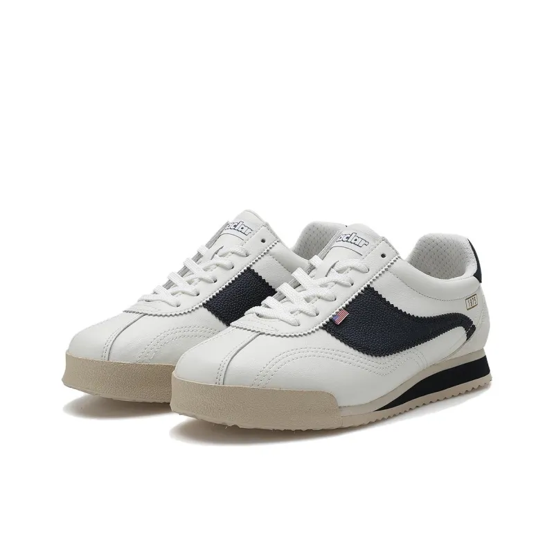 JACLAR BOSTONIAN JOGGER Low Top Casual Shoes Unisex White Navy Blue-2