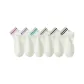 [6 Pack/100% cotton Smiley Face Stripes]1 Pack of Each Color