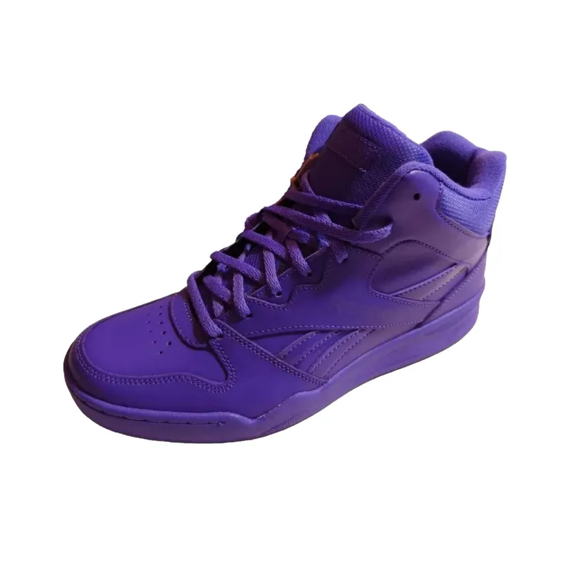 Reebok Anti Slip Wear Resistant High Top Vintage Basketball Shoes Women's Blue-0