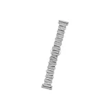 [Bright Silver]Irregular Rhinestone-Embellished Steel Band