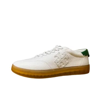 TORY BURCH Phoeni Low Top Skateboard Shoes Women's White Green