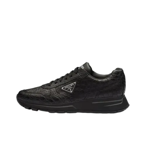PRADA PRAX 1 Low Top Casual Blanco Men's Black