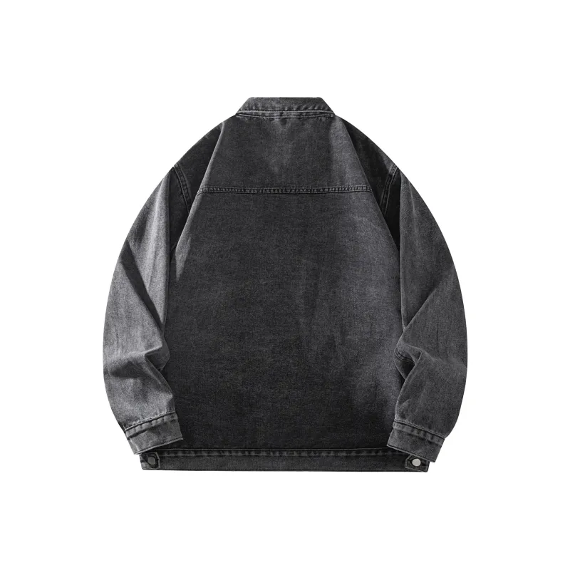 BTR Denim Jacket Unisex Washed Yellow Mud-5