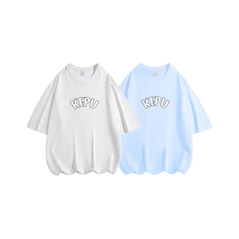 Kepu T Shirt Unisex 2 Pack 2 Pack White+White-8