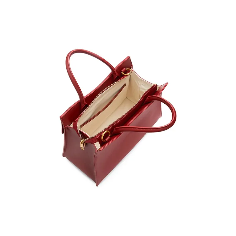 CLEVER& KETCH PU Shoulder Bag Crossbody Bag Handbag Women's Burgundy-3