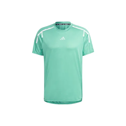 Adidas T Shirts Men Lawn Green