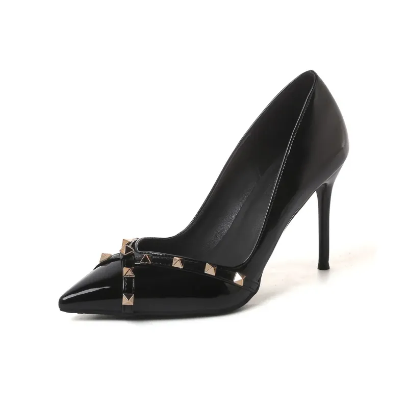 Take The Qin Slim Heel High Heels 8cm Women's-17