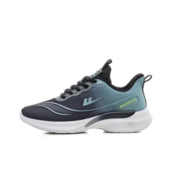 WARRIOR Running Shoes Men Low Top Black/Green