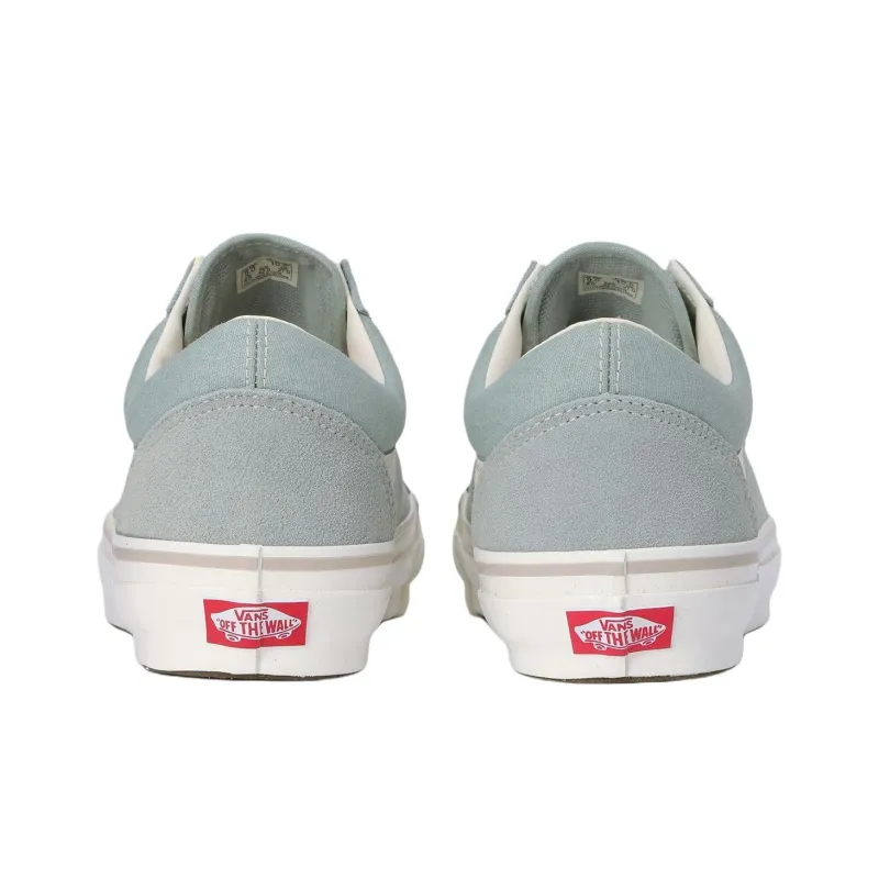 Vans MTE Old School Anti Slip Wear Resistant Low Top Skateboard Shoes Unisex Gray White-2