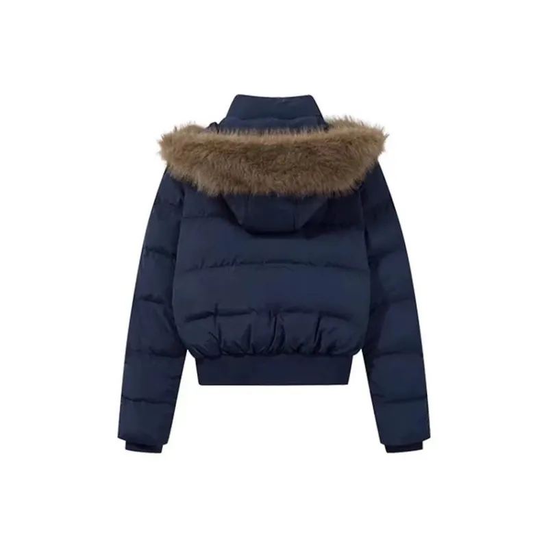 KEAB Puffer Jackets Women's Navy Blue-1