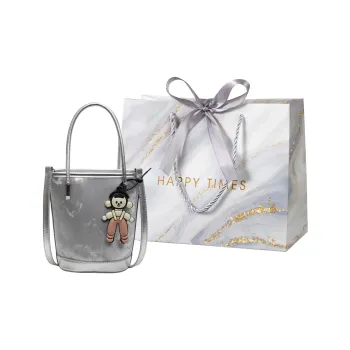 Miss Angel PU Shoulder Bag Crossbody Bag Regular Women's Black/Silver/Green/White