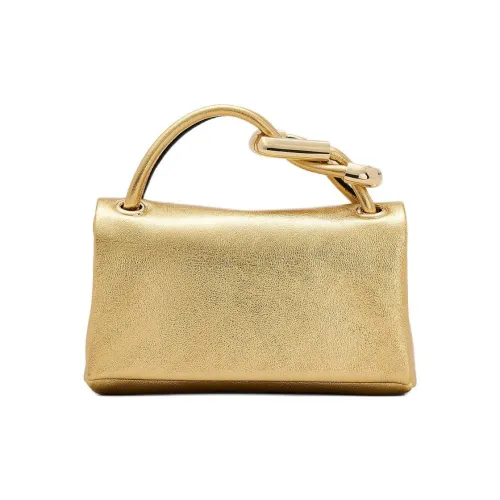 MARC JACOBS Metal Leather Handbag Mini Women's Gold