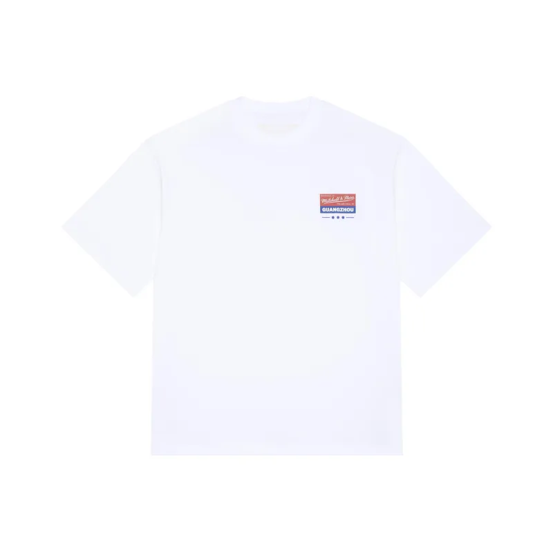 Mitchell Ness T-Shirts Unisex White-0