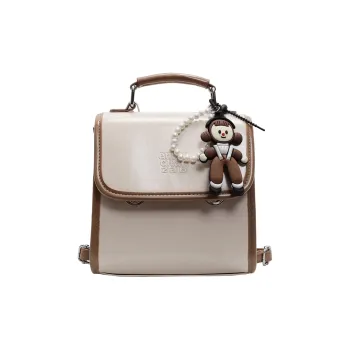 Meow In The Grass PU Backpack Women's Multicolor
