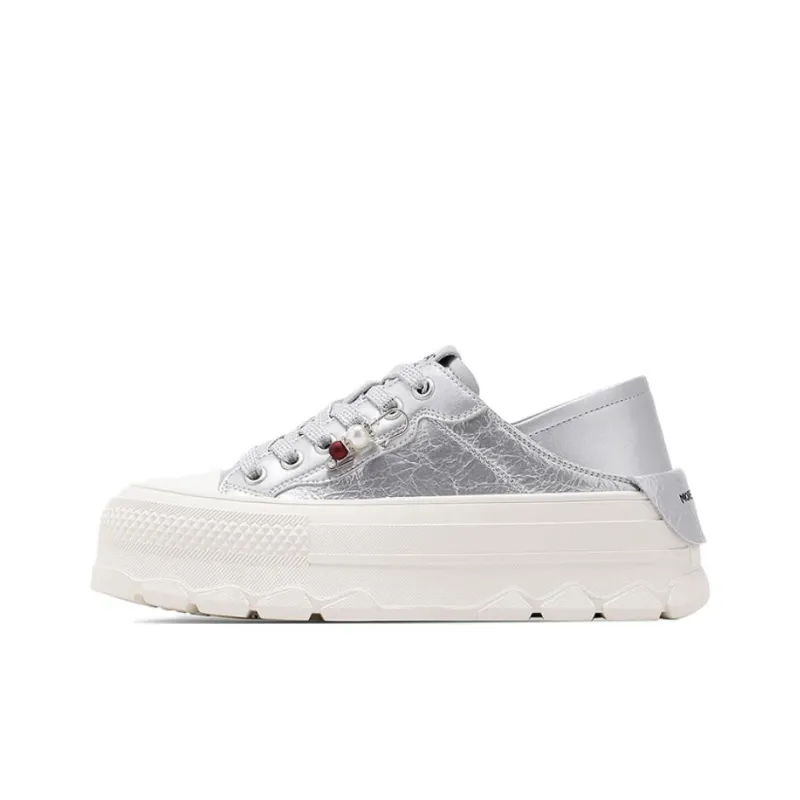 ST&SAT Cushioned Wear Resistant Breathable Low Top Skateboard Shoes Women's-0