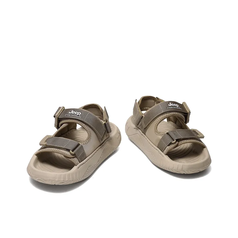 Jeep Beach Sandals Unisex Black-4