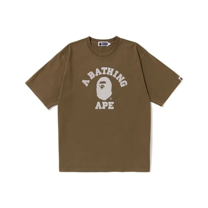Bape Pigment Dyed College Relaxed Fit Tee-2