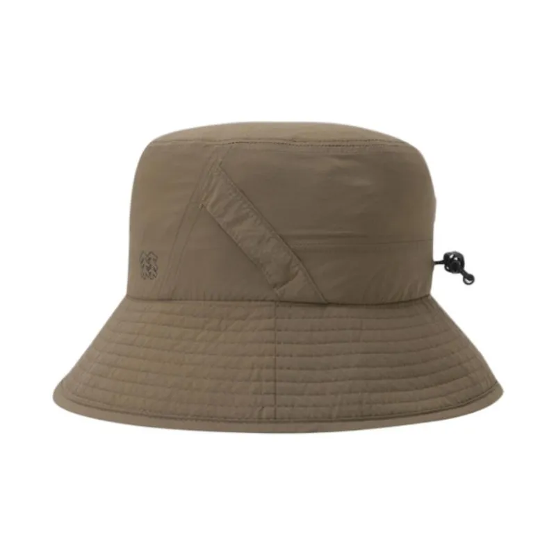 KOLON SPORT Nylon Recycled Polyester Bucket Hats Unisex Brown-1