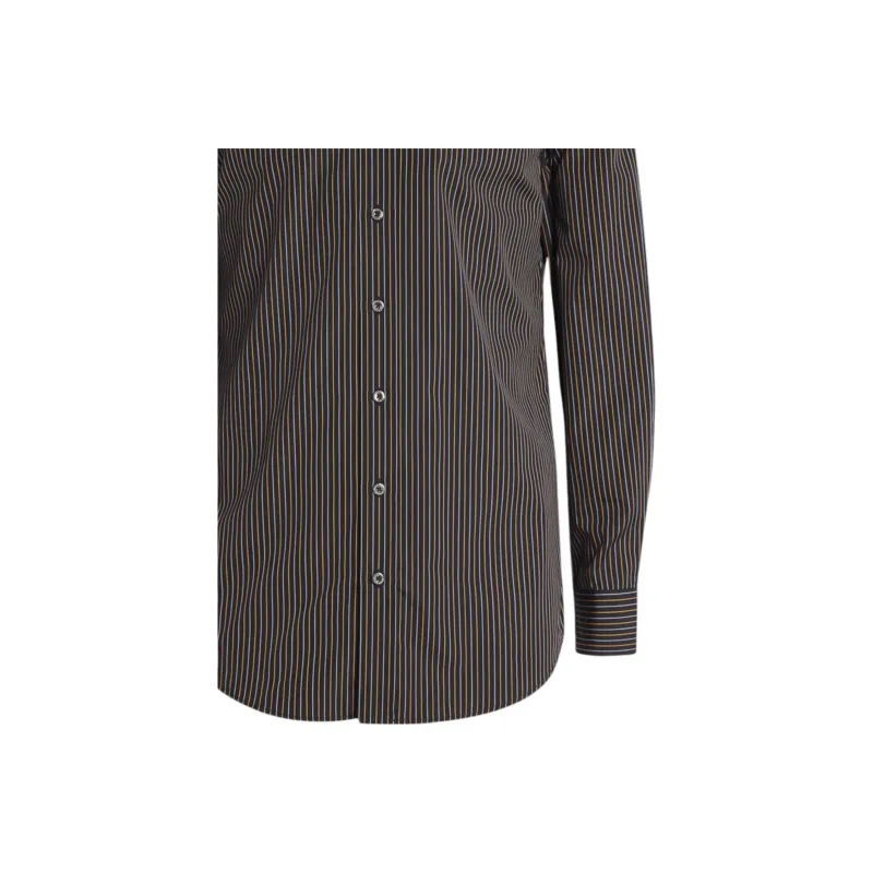 Vivienne Westwood Pinstriped Curved Hem Shirt-2