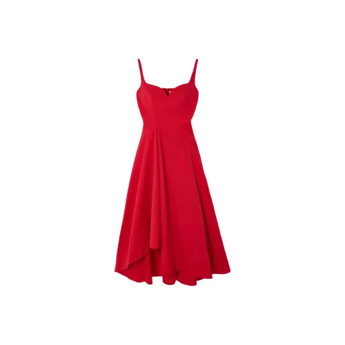 Alexander McQueen Slip Dresses Women's Red