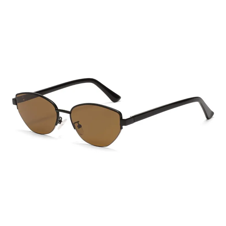 YAWEIKA Metal Irregular Shape Sunglasses Unisex-2
