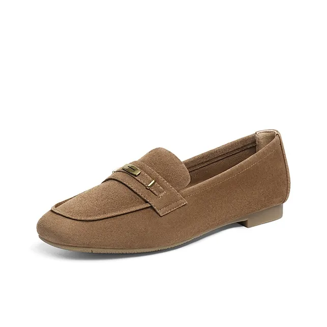 RED DRAGONFLY Loafers Women's Earth Yellow, Apricot, Brown-11