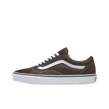 Vans Old Skool Low Top Skateboard Shoes Unisex Dark Brown