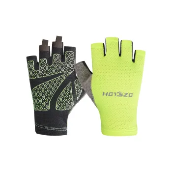 HNJ Cycling Gear Half Finger Gloves Unisex