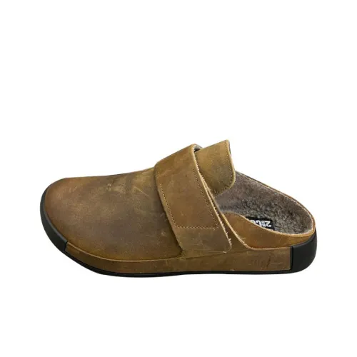 Ecco Slip Resistant Wrap toe Slippers Men's Brown