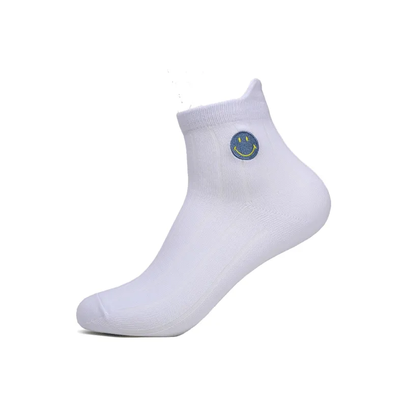 SMILEY Mid Calf Socks Unisex Combo Set-0