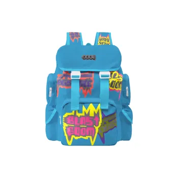 COEXISTENCE Polyester Students Backpack Basketball Bag Regular Unisex Blue