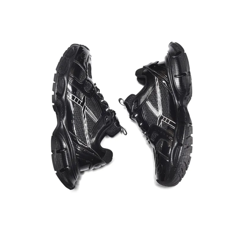 MQ Shock Absorbers With Slip Resistant And Abrasion Resistant Properties Low Top Chunky Sneakers Unisex-14