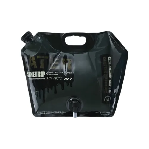 SHINETRIP Outdoor Water Equipment Leather Water Bag/Water Bladder 8L Camping PET NY PE 42*31*7.5CM