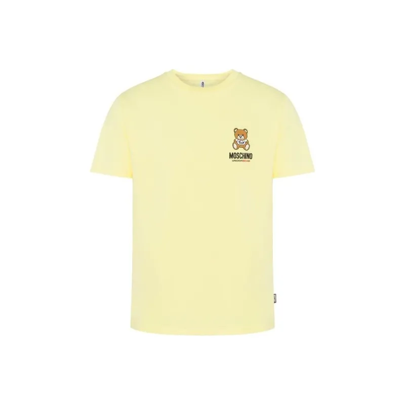 MOSCHINO T-Shirts Men Yellow-0