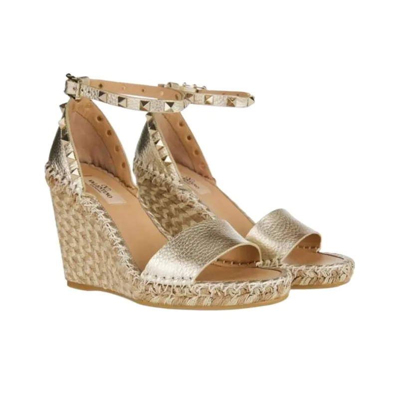 Valentino GARAVANI One Strap Sandals Women's Gold-2