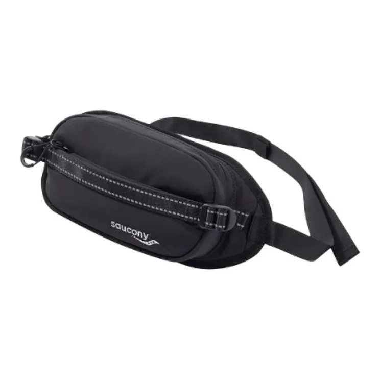 Saucony Fabric Fanny Pack Unisex Jet Black-1