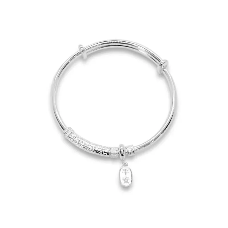 Hui Xuan Charm 999 Fine Silver Sterling Silver Bracelets Women's-0