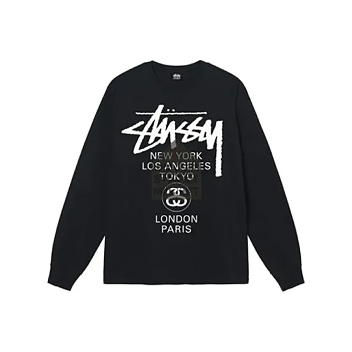 Stussy Classic Gear L/S Pigment Dyed Tee-4