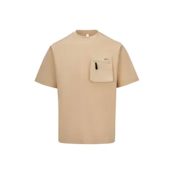Reebok T Shirts Men Light Khaki