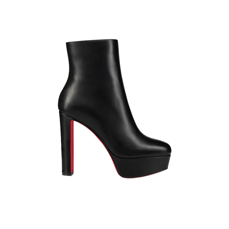 CL LUBOTING Loo Booty Ankle Boots 13cm Women's Black-1