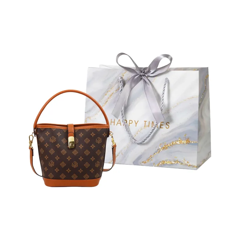 Miss Angel PU Crossbody Handbag Regular Women's Blue/Beige/Brown-18