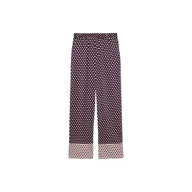 ZARA Casual Pants Women's Red/Sea Blue-1