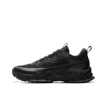LiNing CF Tracing, Xiaoyao Xing V3 Anti Slip Wear Resistant Low Top Hiking Shoes Unisex Black